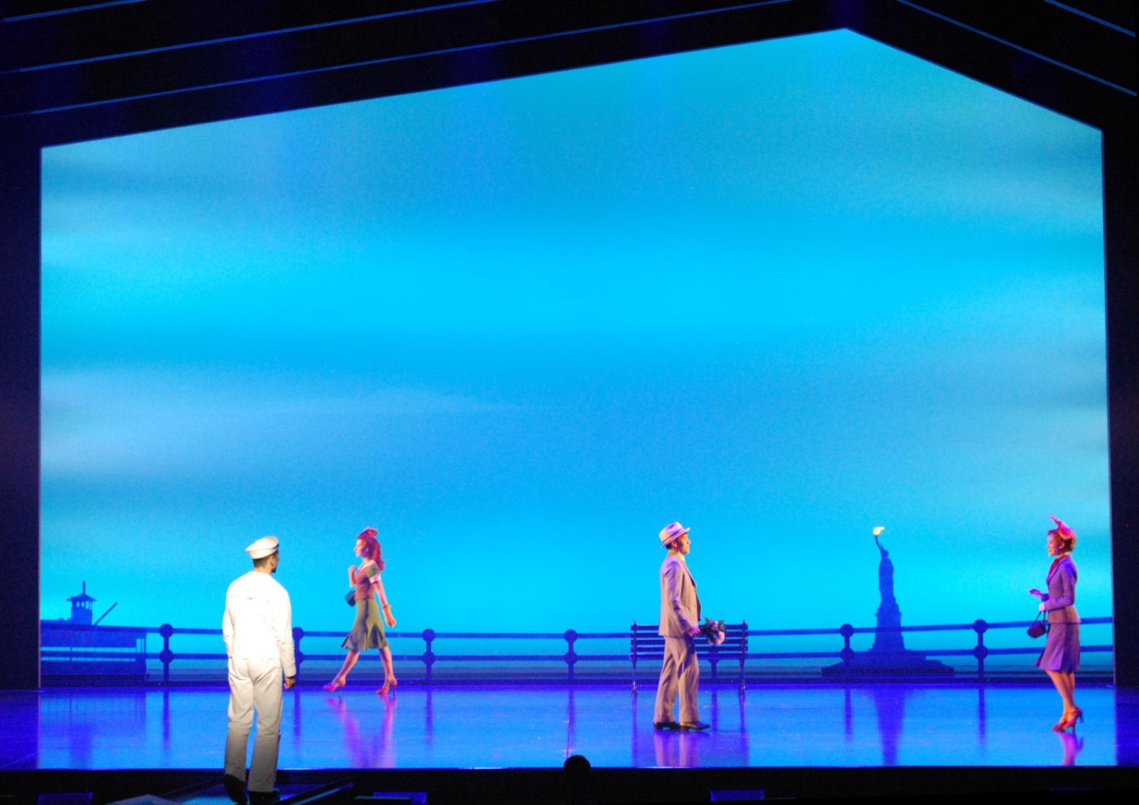 On the Town lighting design by Jason Lyons, The Lyric Theater