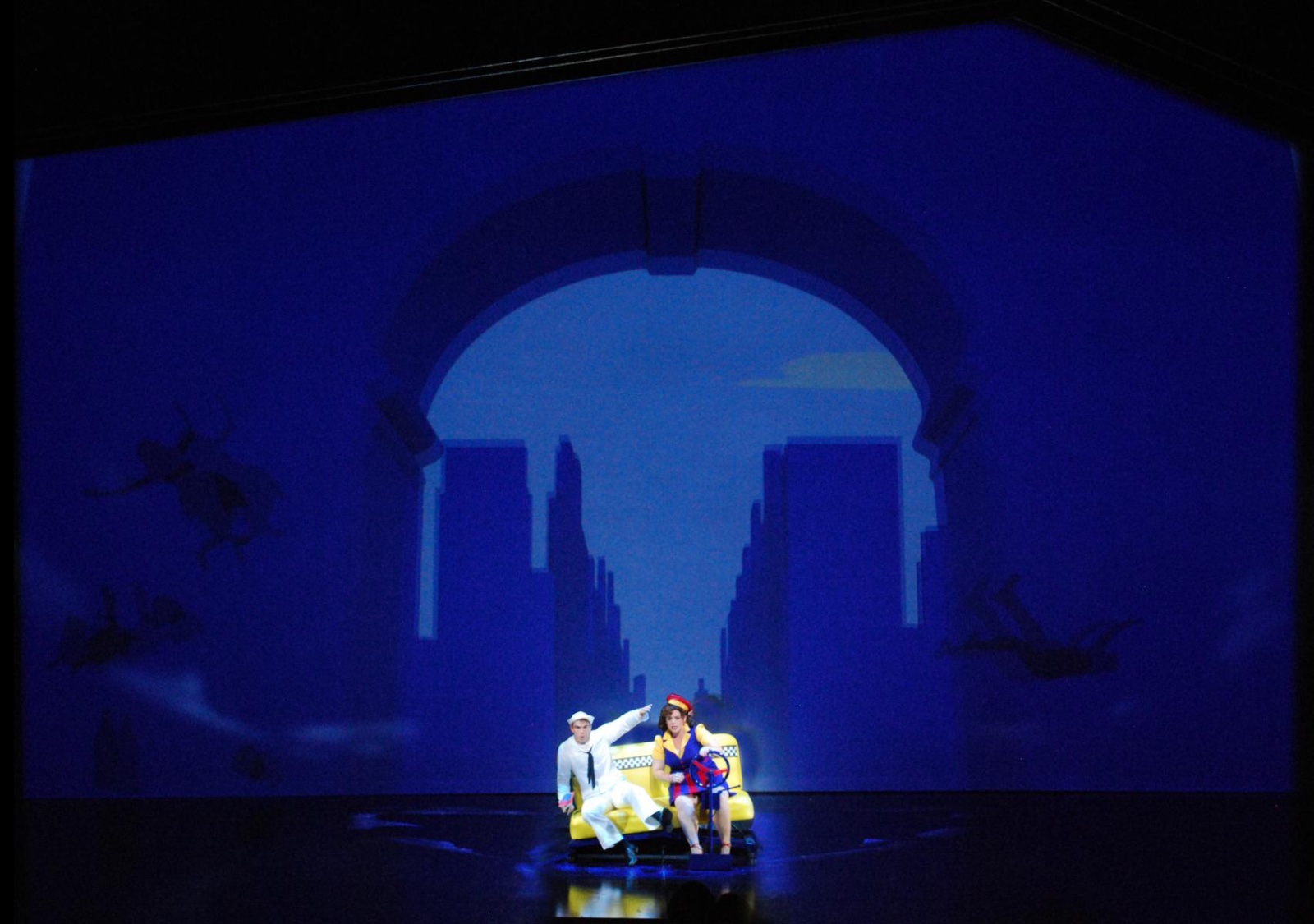 On the Town lighting design by Jason Lyons, The Lyric Theater