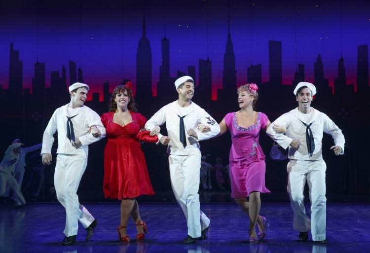On the Town lighting design by Jason Lyons, The Lyric Theater