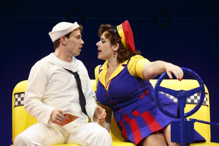 On the Town lighting design by Jason Lyons, The Lyric Theater
