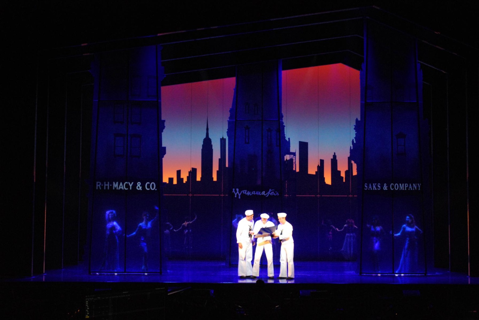 On the Town lighting design by Jason Lyons, The Lyric Theater