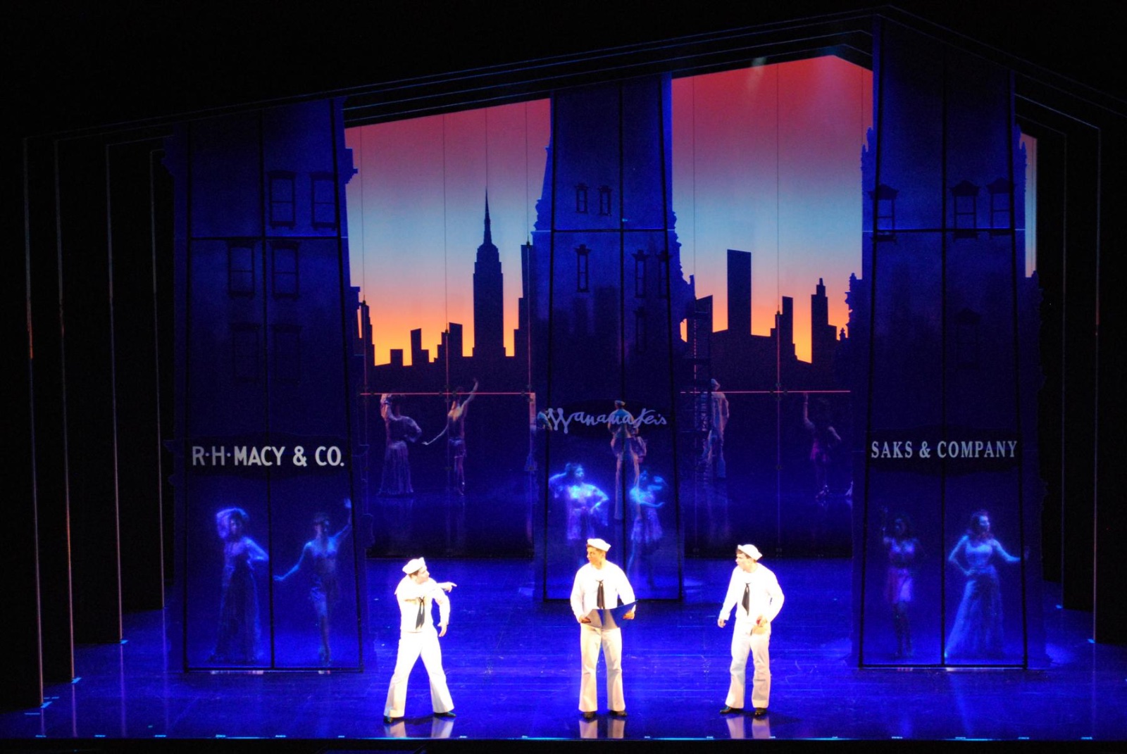 On the Town lighting design by Jason Lyons, The Lyric Theater