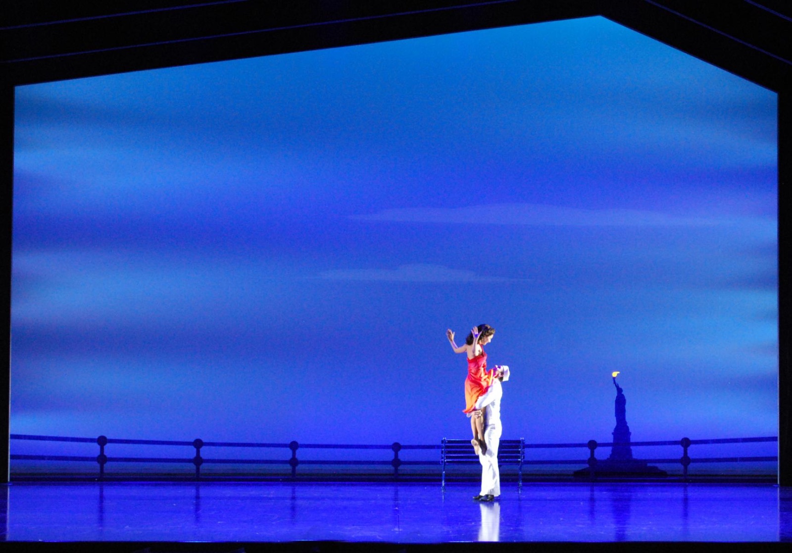 On the Town lighting design by Jason Lyons, The Lyric Theater