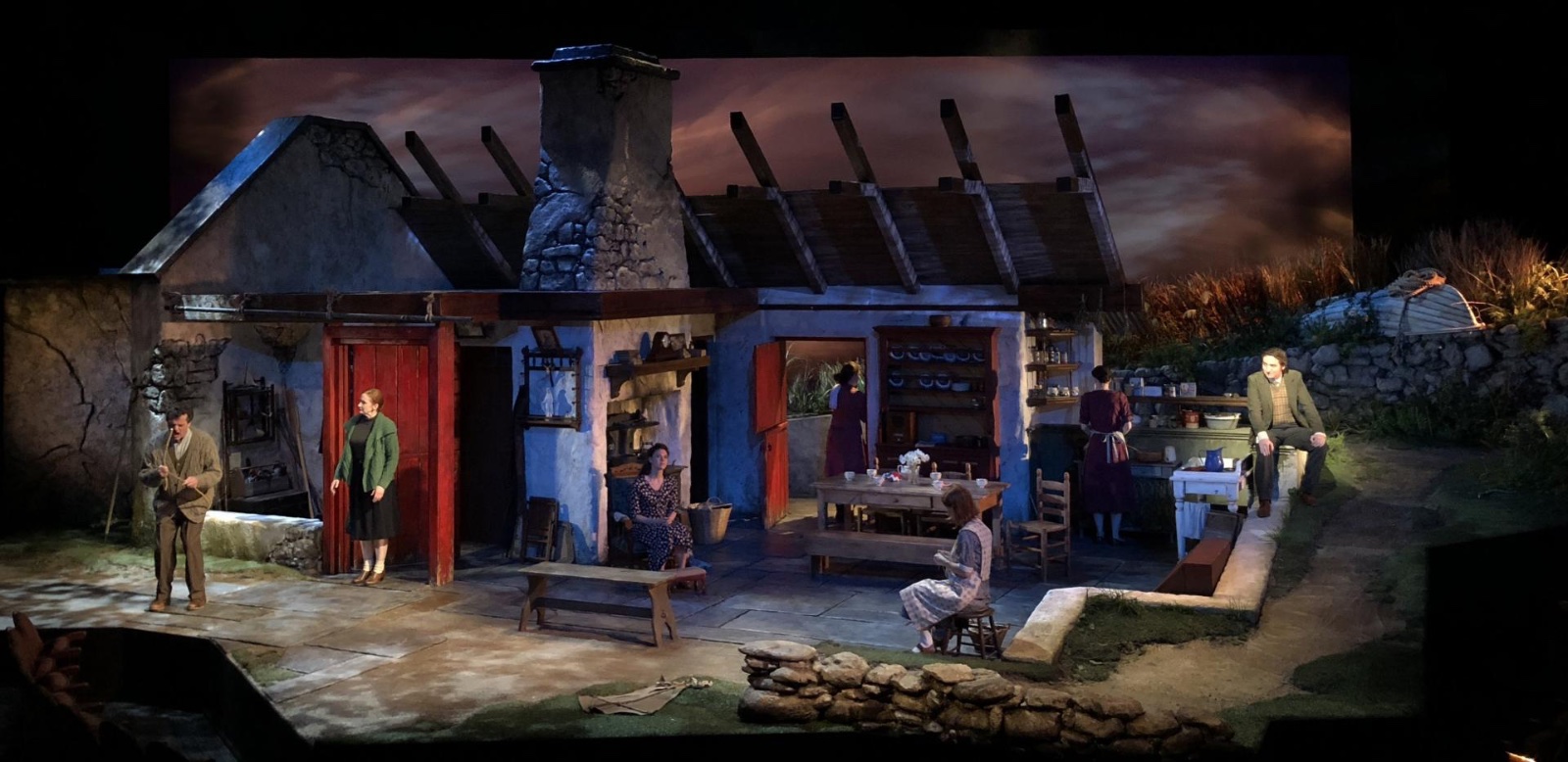 Dancing At Lughnasa lighting design by Jason Lyons, Two River Theater
