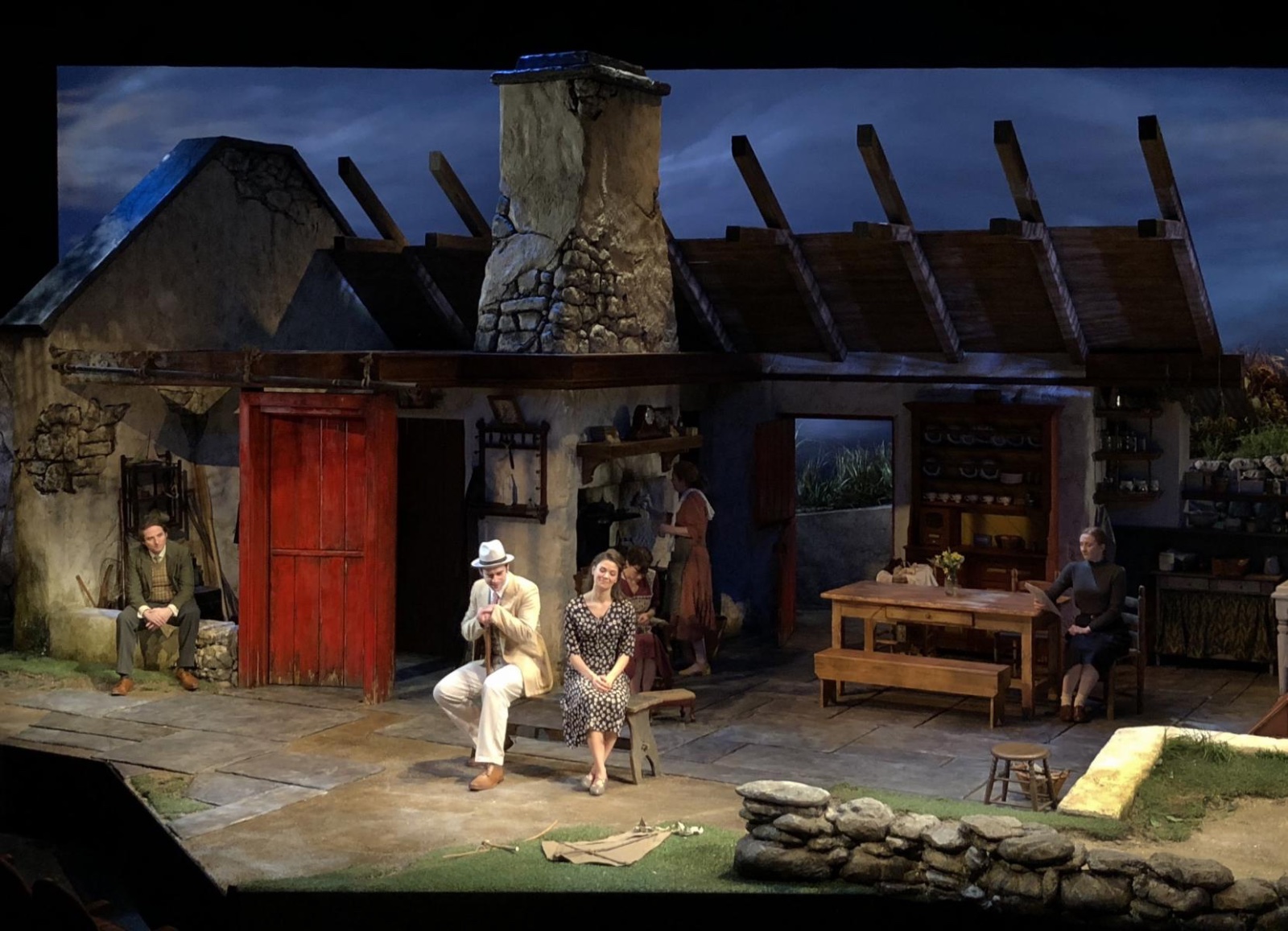 Dancing At Lughnasa lighting design by Jason Lyons, Two River Theater