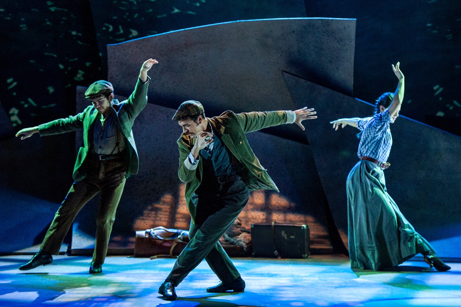 A Crossing lighting design by Jason Lyons, Barrington Stage Company