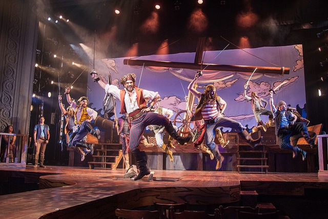 Pirates of Penzance lighting design by Jason Lyons, Barrington Stage Company