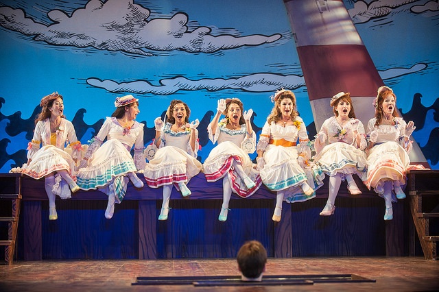 Pirates of Penzance lighting design by Jason Lyons, Barrington Stage Company