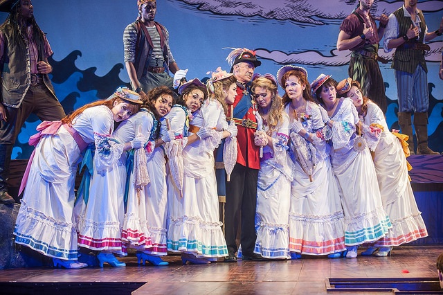 Pirates of Penzance lighting design by Jason Lyons, Barrington Stage Company