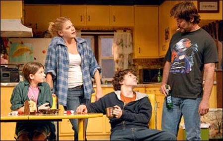 Scarcity  lighting design by Jason Lyons, Atlantic Theater Company