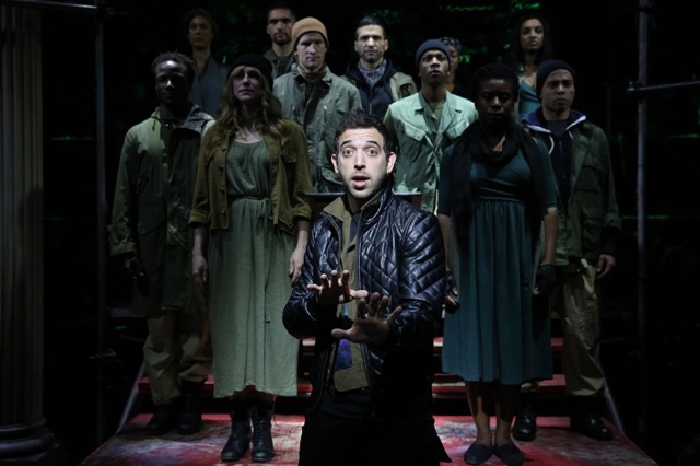 Venice  lighting design by Jason Lyons, The Public Theater
