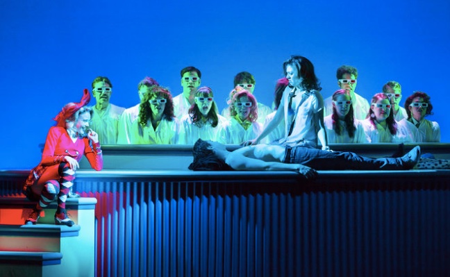 Heathers lighting design by Jason Lyons, New World Stages