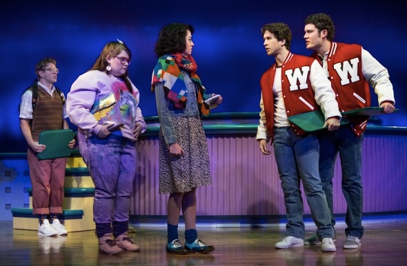 Heathers lighting design by Jason Lyons, New World Stages