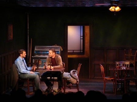 Fault Lines lighting design by Jason Lyons, Cherry Lane Theater