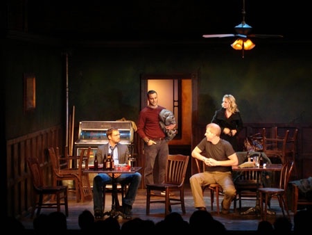 Fault Lines lighting design by Jason Lyons, Cherry Lane Theater