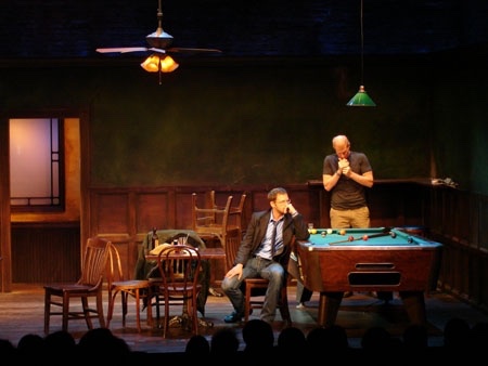 Fault Lines lighting design by Jason Lyons, Cherry Lane Theater