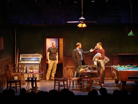 Fault Lines lighting design by Jason Lyons, Cherry Lane Theater