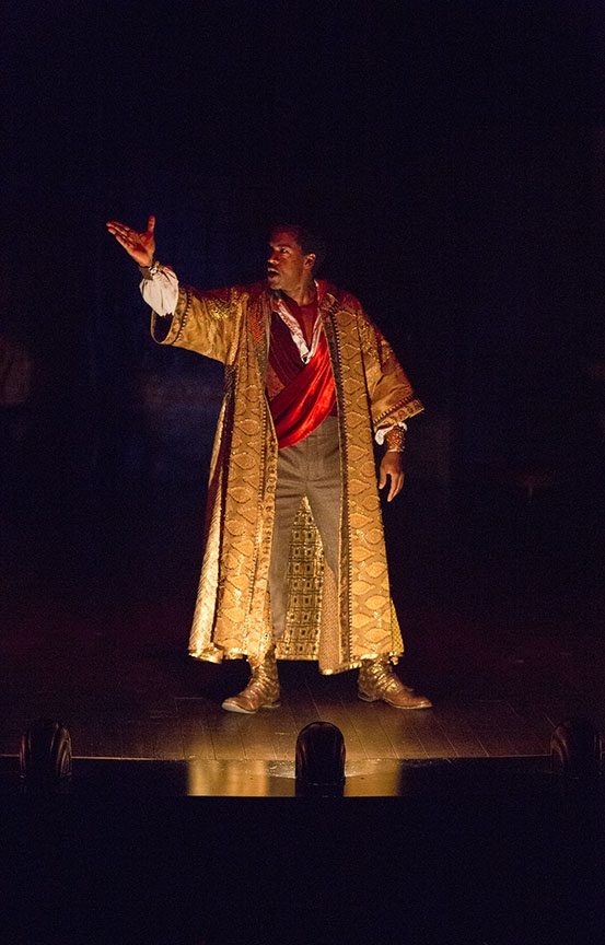 Red Velvet lighting design by Jason Lyons, The Old Globe