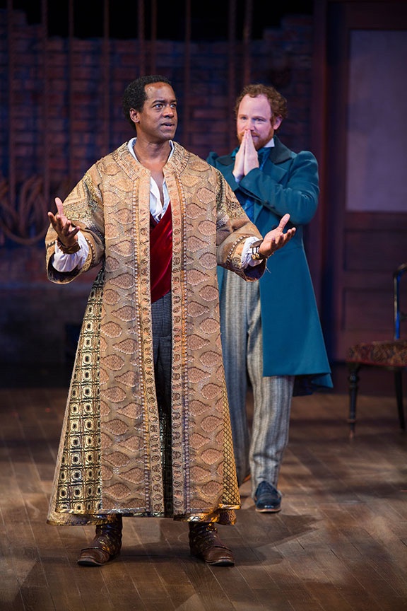 Red Velvet lighting design by Jason Lyons, The Old Globe