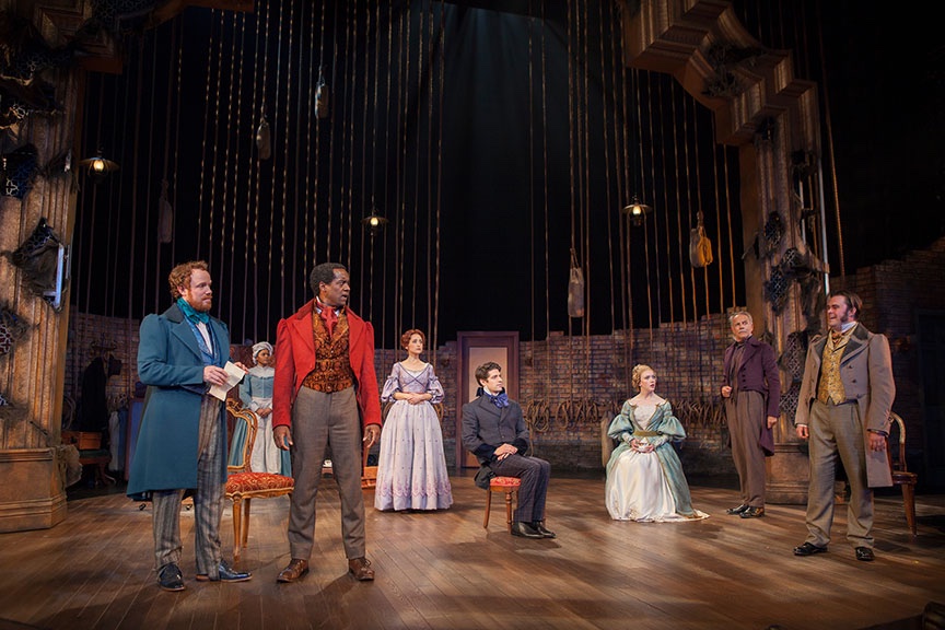 Red Velvet lighting design by Jason Lyons, The Old Globe
