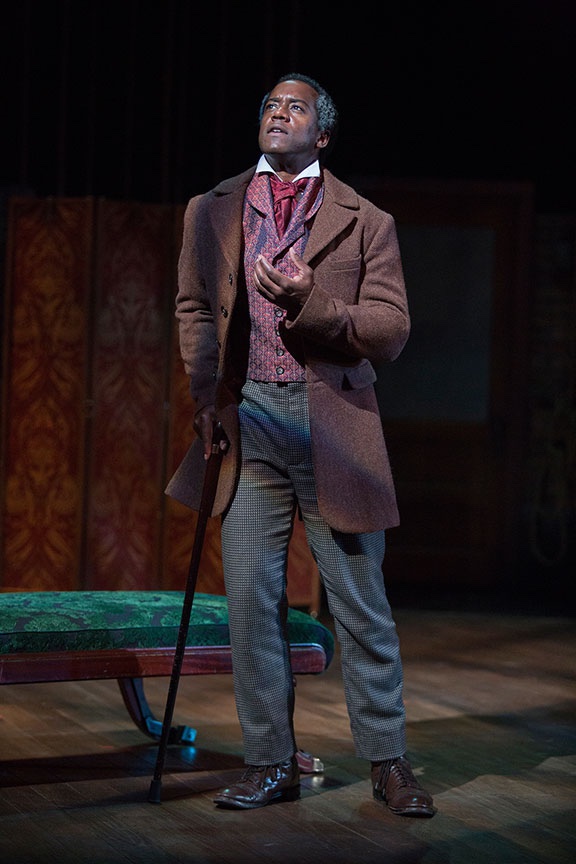 Red Velvet lighting design by Jason Lyons, The Old Globe