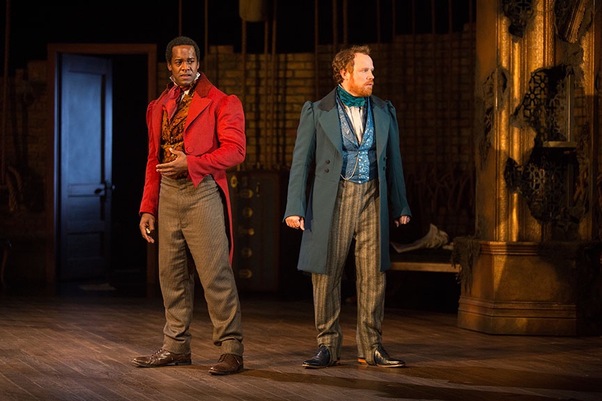 Red Velvet lighting design by Jason Lyons, The Old Globe