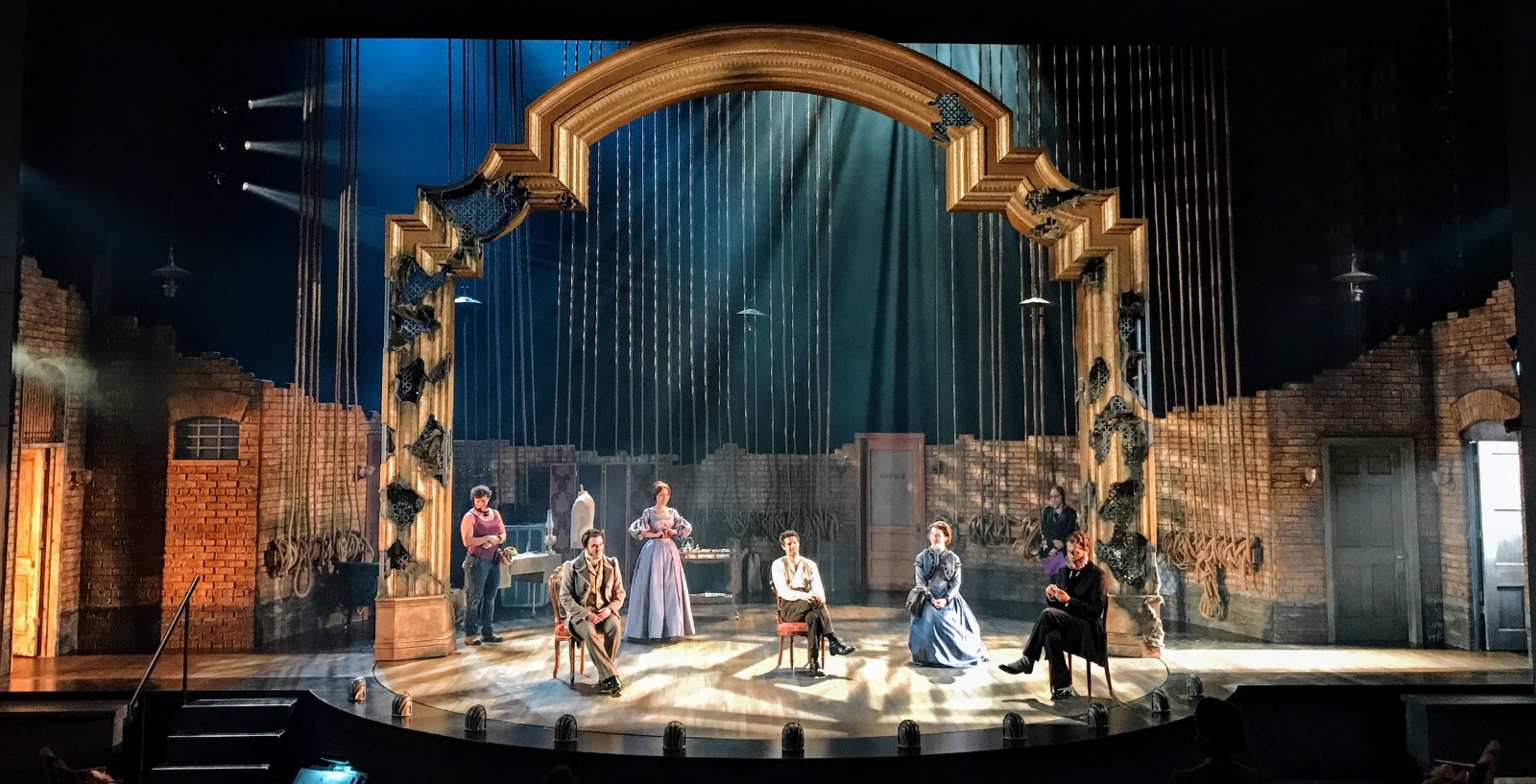 Red Velvet lighting design by Jason Lyons, The Old Globe
