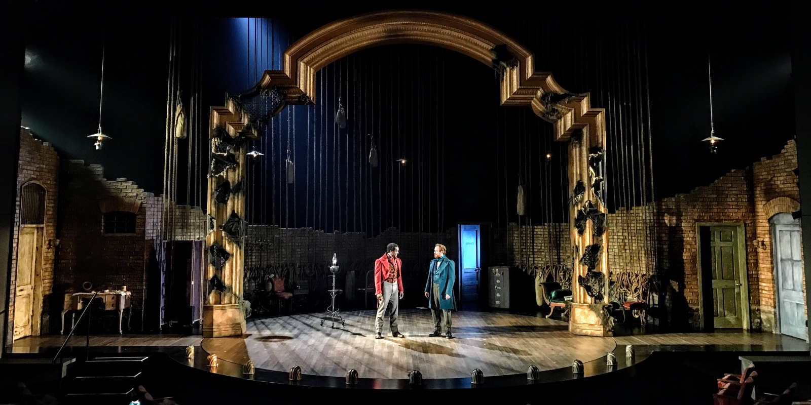 Red Velvet lighting design by Jason Lyons, The Old Globe