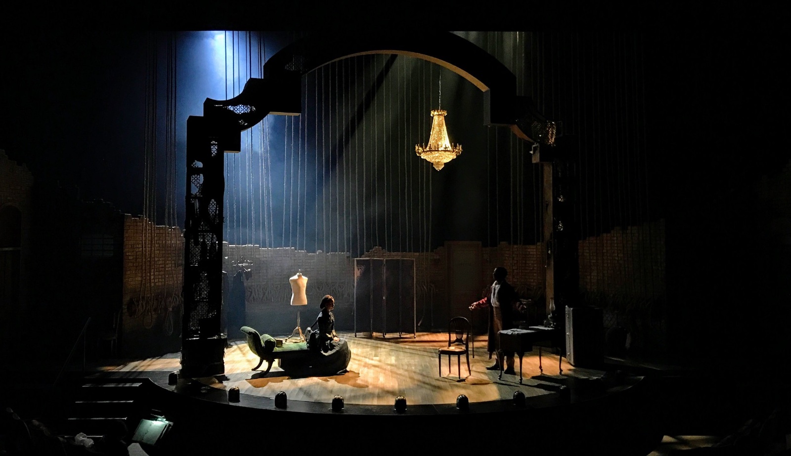Red Velvet lighting design by Jason Lyons, The Old Globe