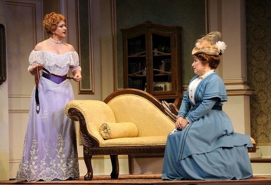 A Flea In Her Ear lighting design by Jason Lyons, KC Rep