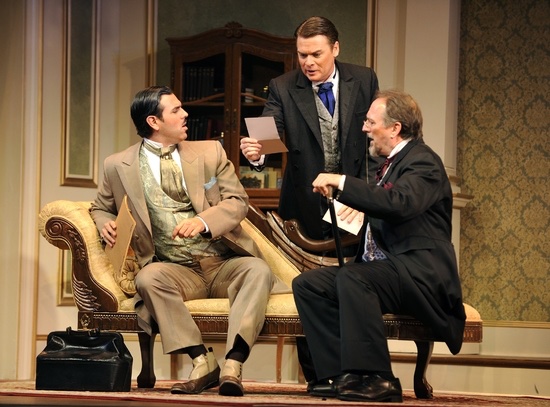 A Flea In Her Ear lighting design by Jason Lyons, KC Rep