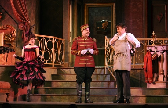A Flea In Her Ear lighting design by Jason Lyons, KC Rep