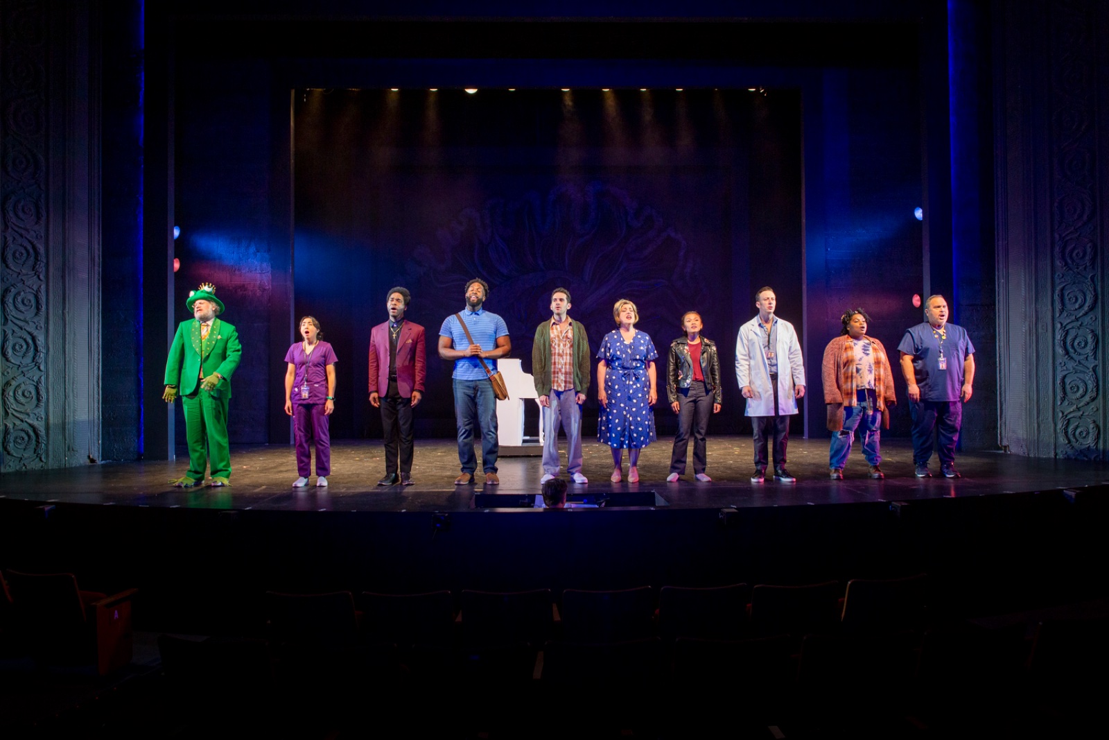 A New Brain lighting design by Jason Lyons, Barrington Stage Company