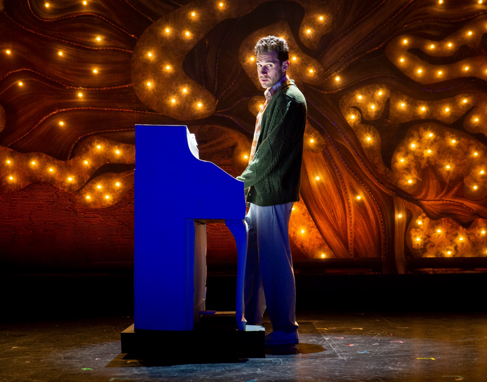 A New Brain lighting design by Jason Lyons, Barrington Stage Company