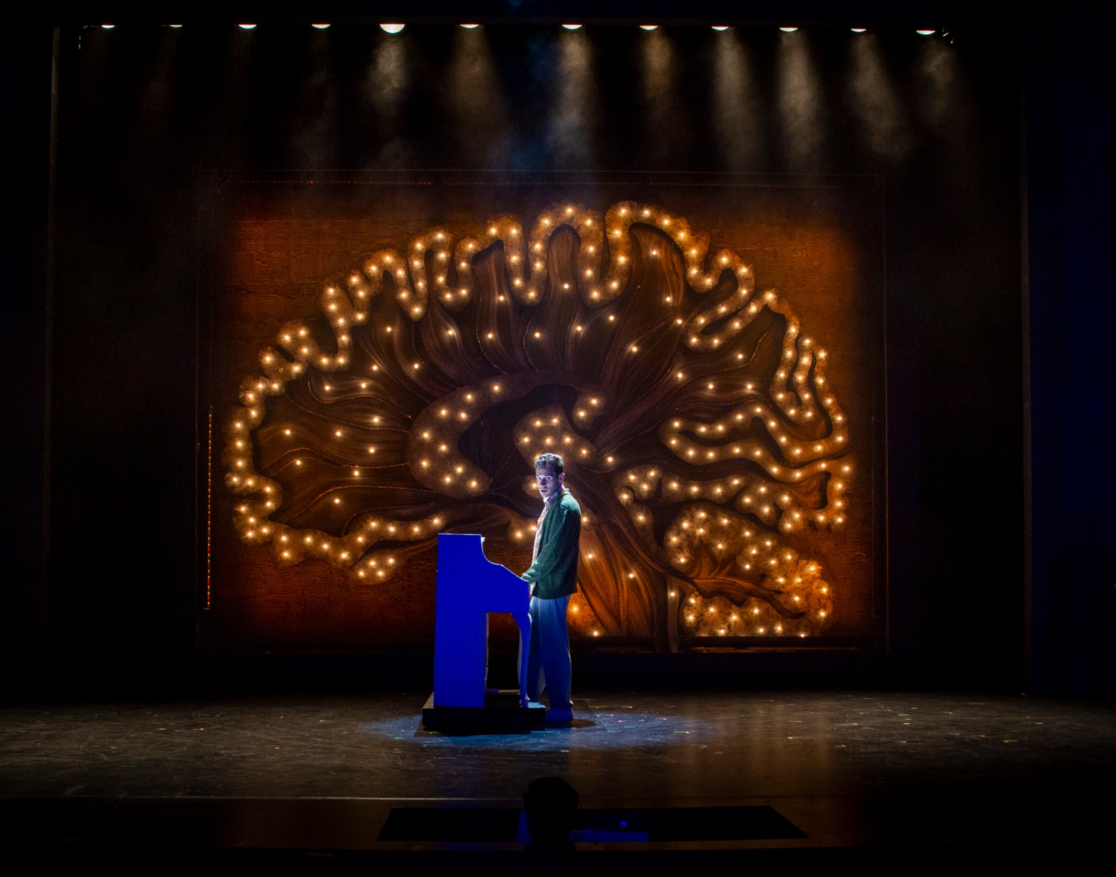 A New Brain lighting design by Jason Lyons, Barrington Stage Company