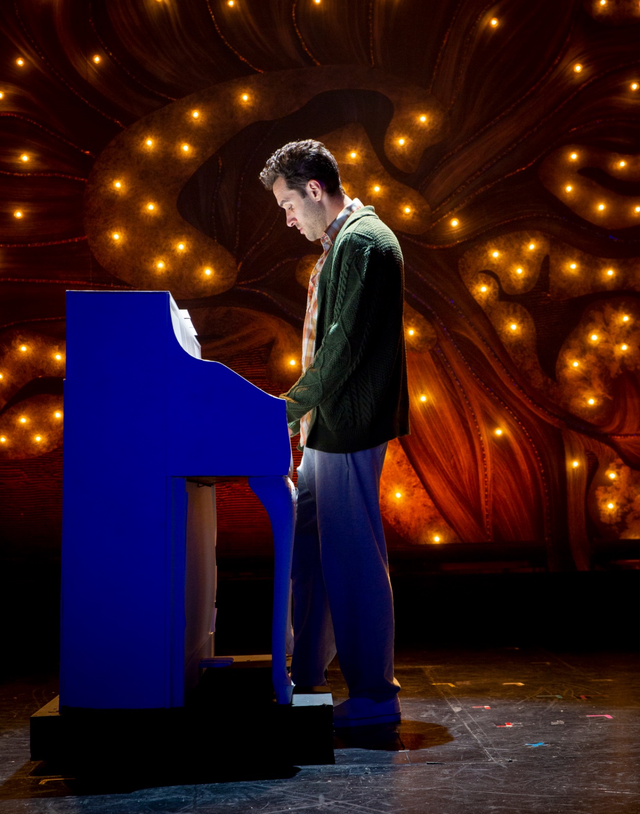 A New Brain lighting design by Jason Lyons, Barrington Stage Company