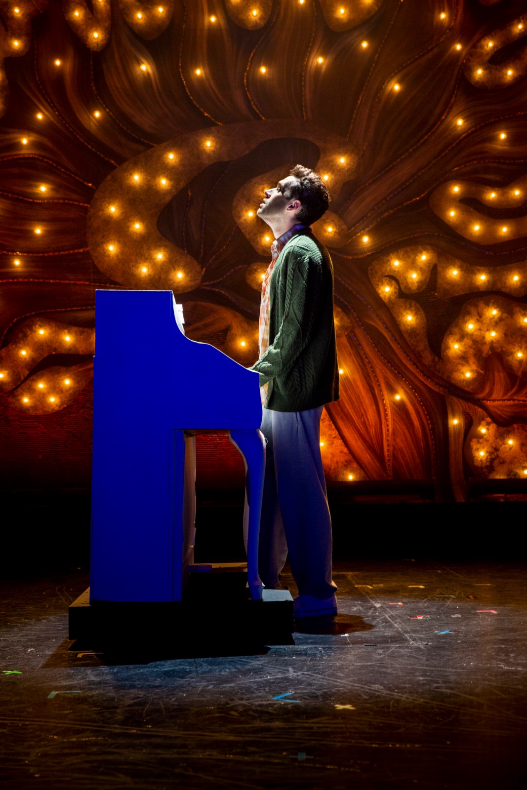A New Brain lighting design by Jason Lyons, Barrington Stage Company