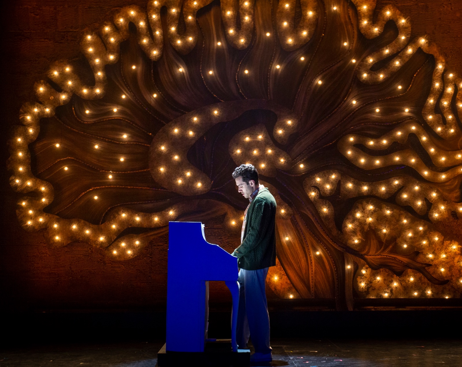 A New Brain lighting design by Jason Lyons, Barrington Stage Company