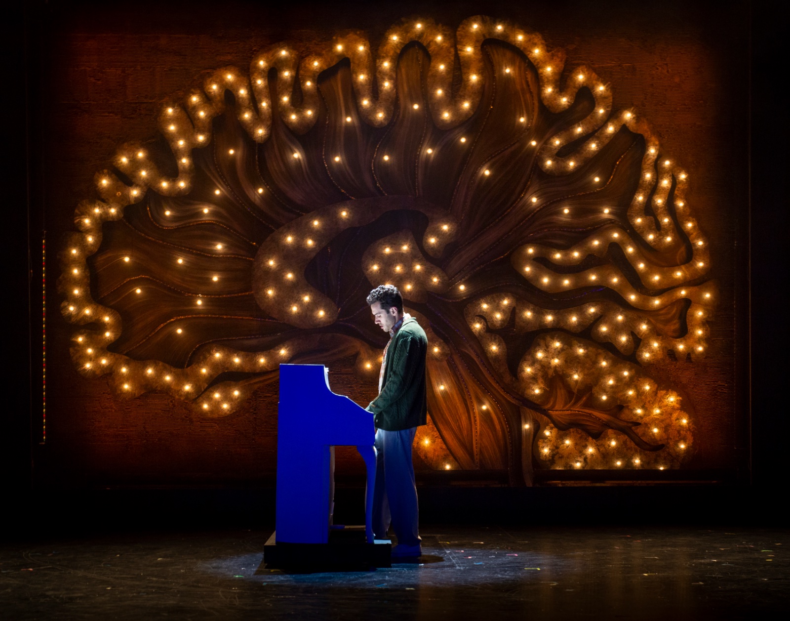 A New Brain lighting design by Jason Lyons, Barrington Stage Company