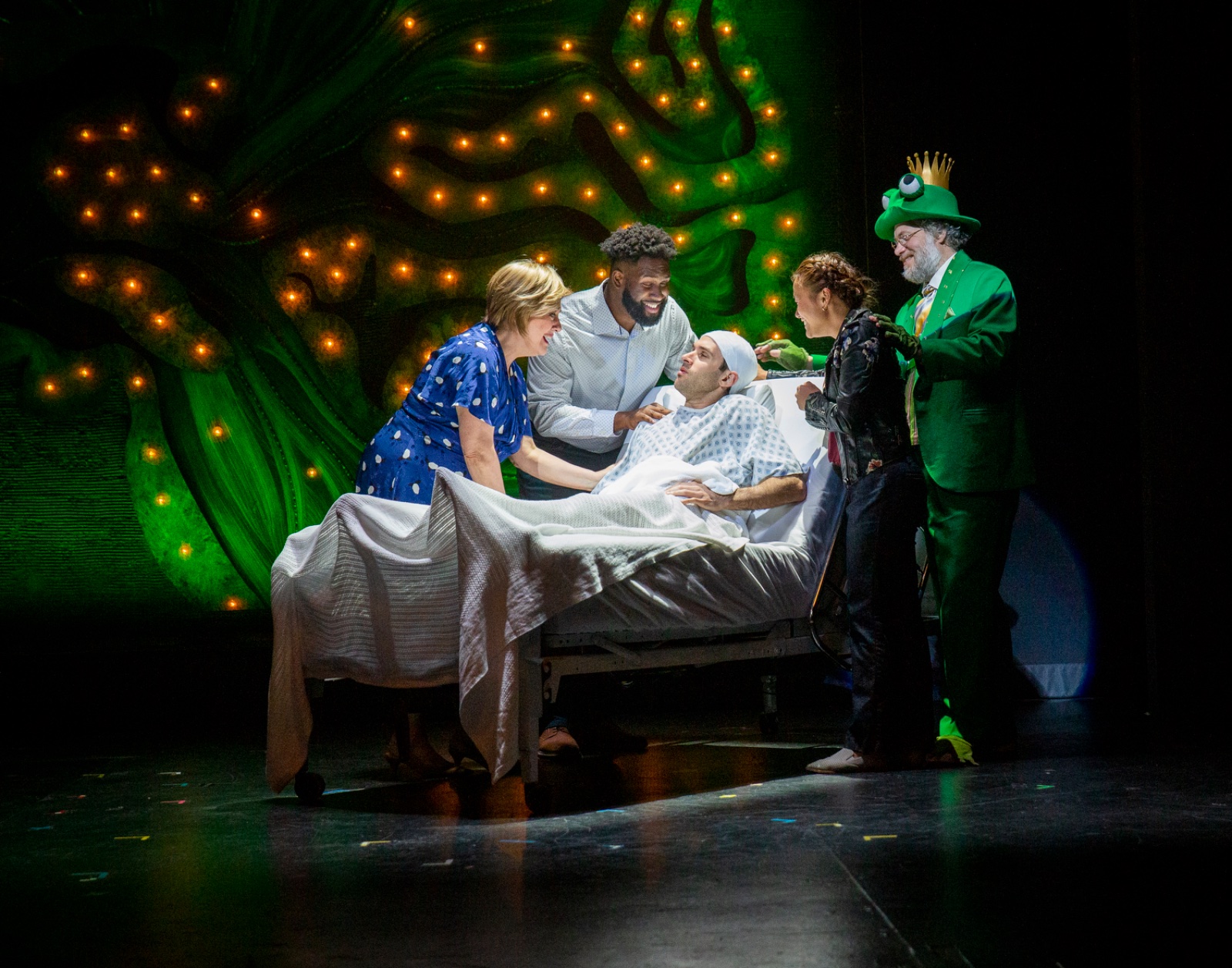 A New Brain lighting design by Jason Lyons, Barrington Stage Company