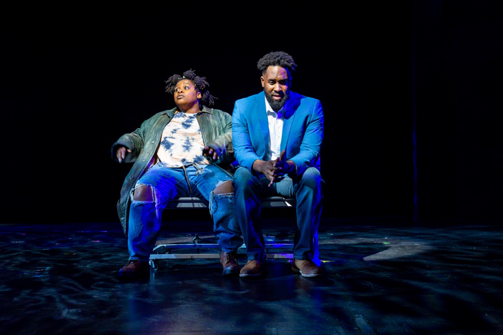 A New Brain lighting design by Jason Lyons, Barrington Stage Company
