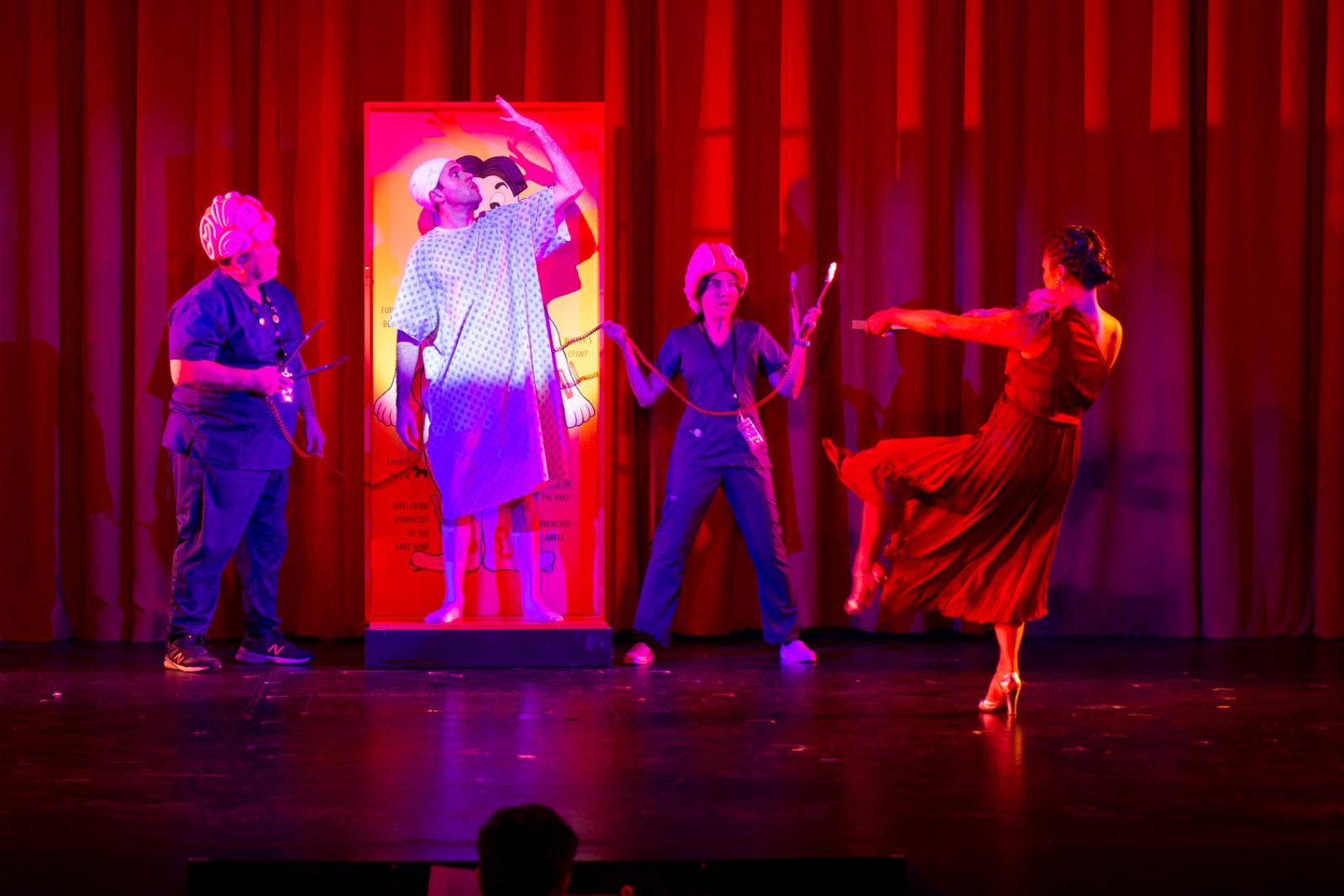 A New Brain lighting design by Jason Lyons, Barrington Stage Company