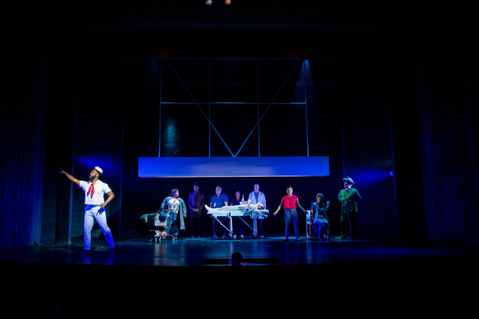 A New Brain lighting design by Jason Lyons, Barrington Stage Company