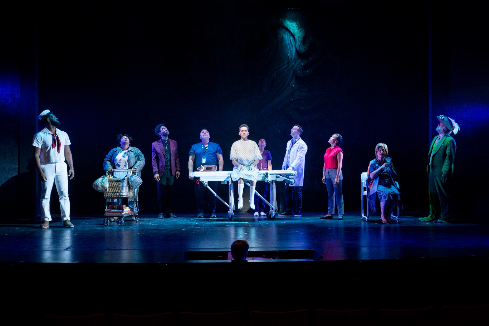 A New Brain lighting design by Jason Lyons, Barrington Stage Company