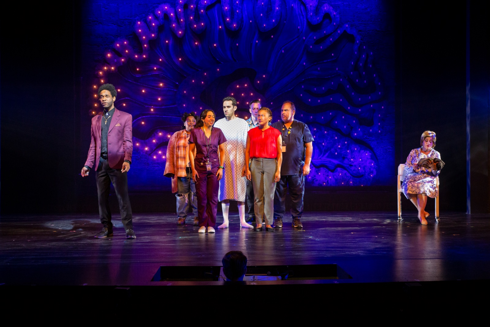 A New Brain lighting design by Jason Lyons, Barrington Stage Company