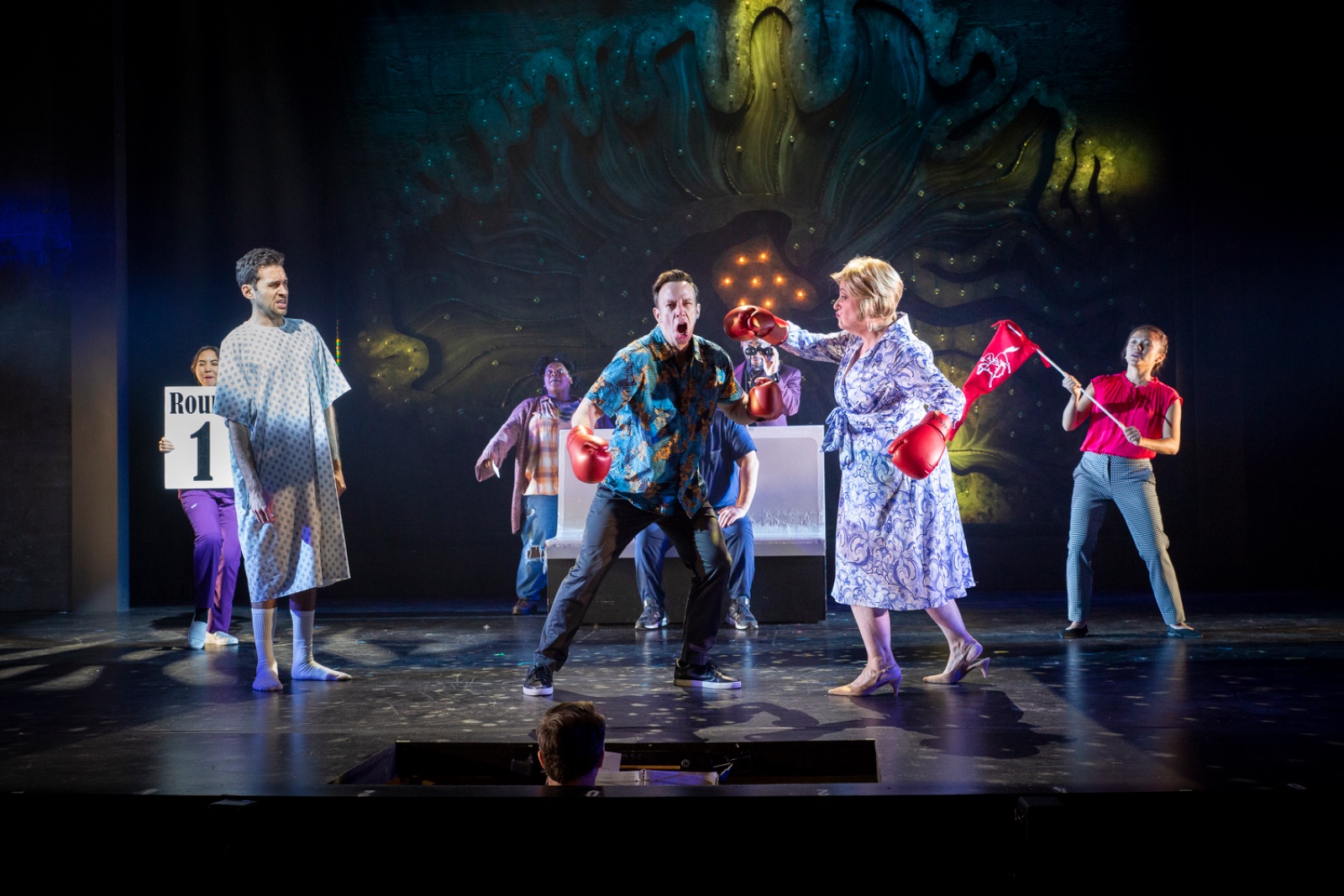 A New Brain lighting design by Jason Lyons, Barrington Stage Company
