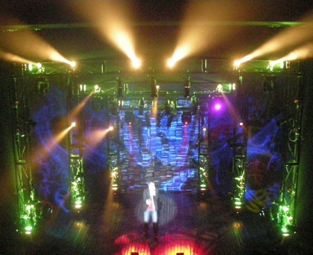 Clay lighting design by Jason Lyons, Lincoln Center Theater