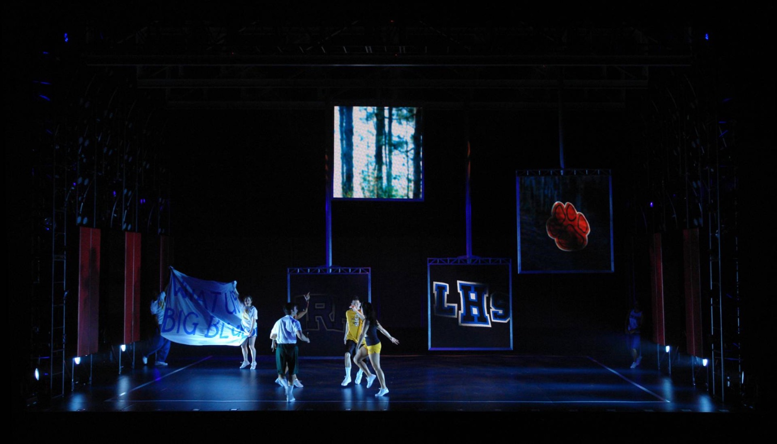 Bring It On   lighting design by Jason Lyons, Alliance Theater