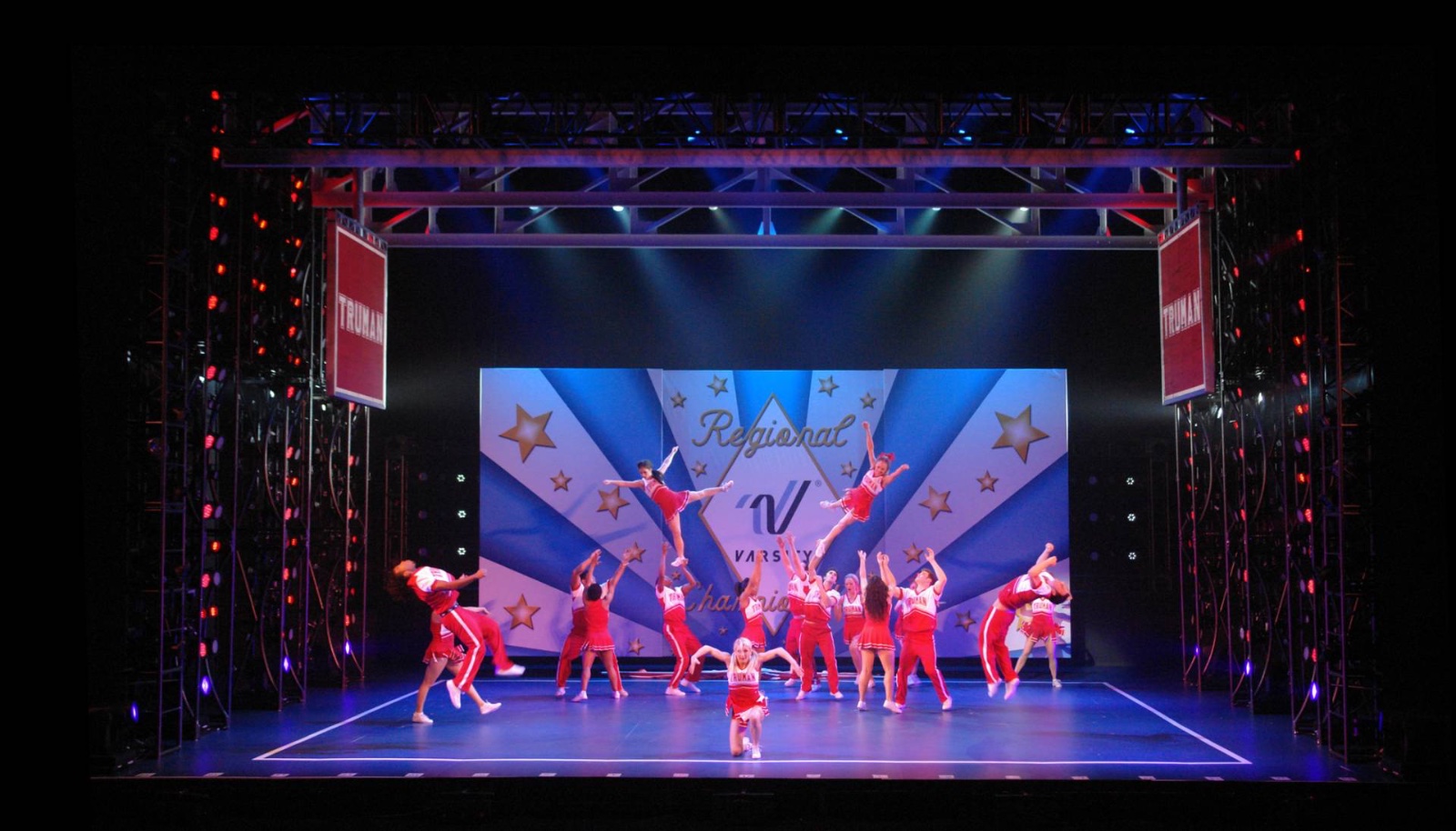 Bring It On   lighting design by Jason Lyons, Alliance Theater