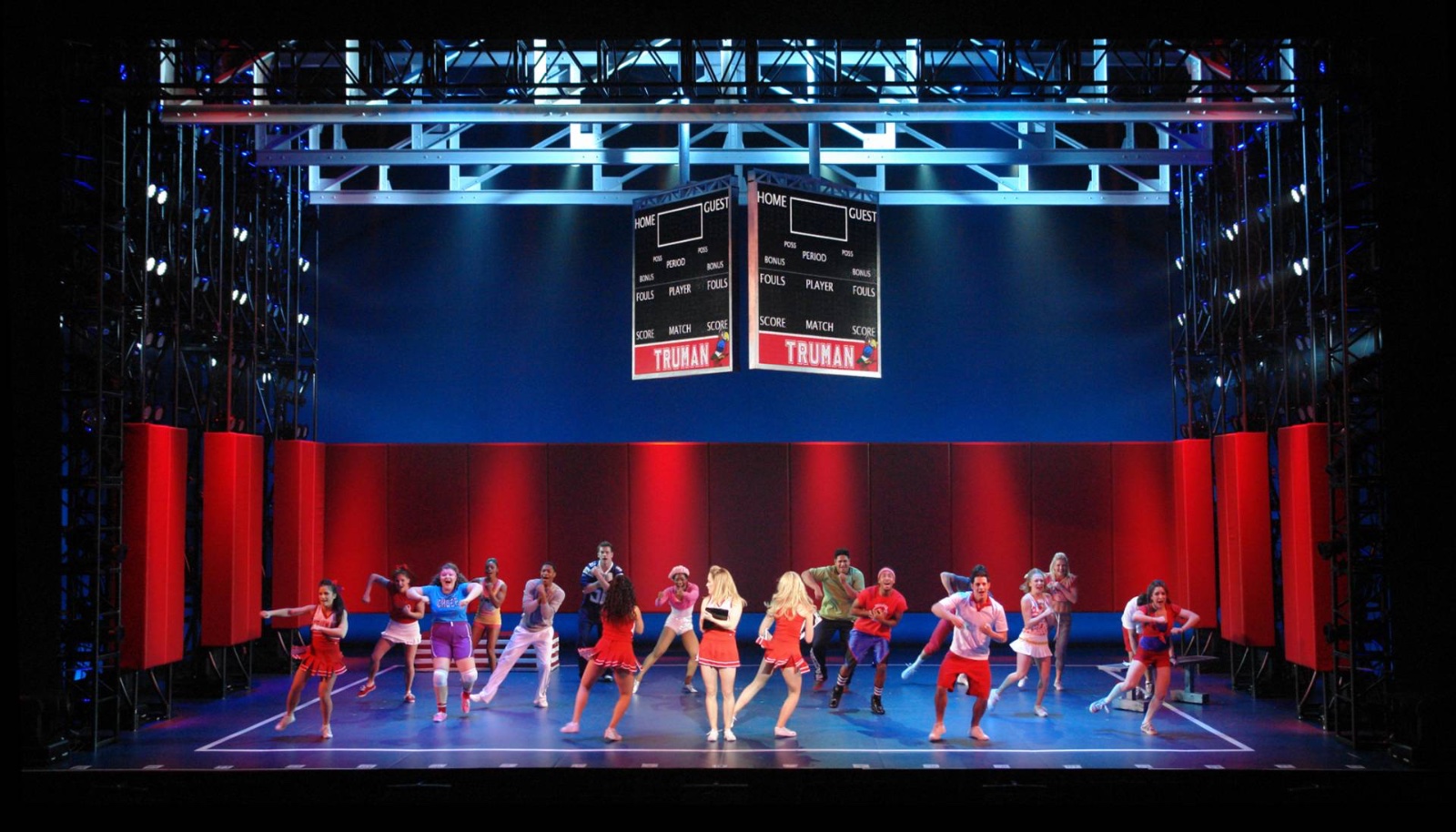 Bring It On   lighting design by Jason Lyons, Alliance Theater